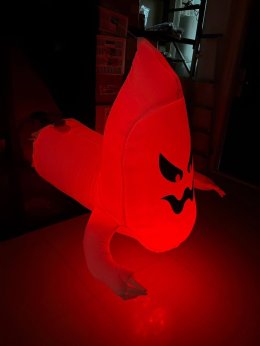 ผีเป่าลมติดหน้าต่างฮาโลวีน Ghost-shaped LED lights 