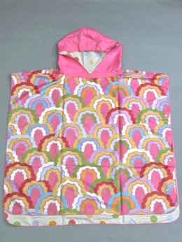 ผ้าขนหนูคลุมว่ายน้ำเด็ก Kids Double-Sided Swim Hoodie