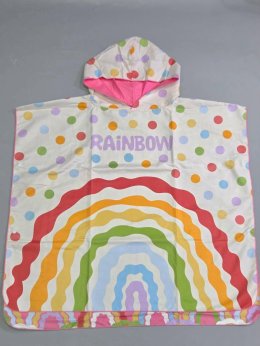 ผ้าขนหนูคลุมว่ายน้ำเด็ก Kids Double-Sided Swim Hoodie