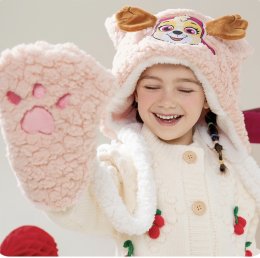 Paw kid hat warmer! หมวกกันหนาวเด็ก 2 in 1