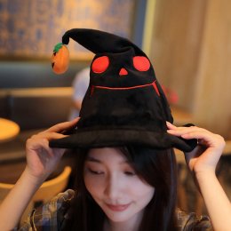 หมวก halloween ดุ๊กดิ๊ก ขยับได้ มีเพลง ทรงหมวกแม่มด