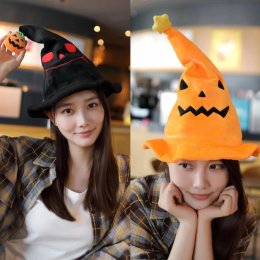 หมวก halloween ดุ๊กดิ๊ก ขยับได้ มีเพลง ทรงหมวกแม่มด