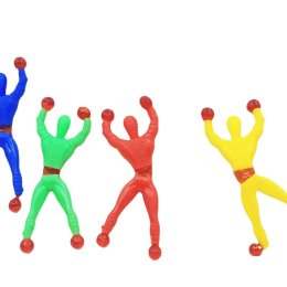 มนุษย์แมงมุม 10 ตัว  เกาะติดผนังแน่นยืดได้ดึงได้