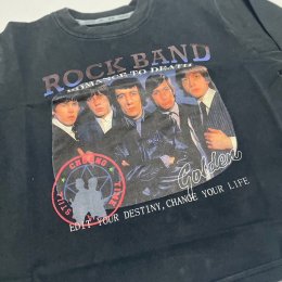 เสื้อแขนยาวเด็ก Rock band มาเท่ๆ สไตล์วง rock ใส่สบายผ้านิ่ม