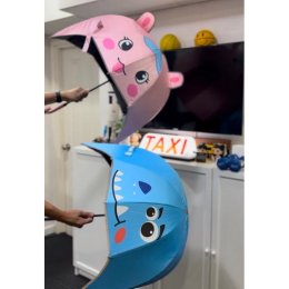 Helmet umbrella ร่มกันฝนเด็กลายใหม่ (RAIN30)