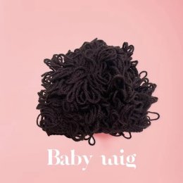 วิกผมหยิกเบบี๋ wigs baby วิกผมหยิกเบบี้สุดปัง งานไหมพรม 