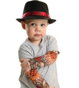 Fake tatto for kids ปลอกแขนรอยสักเด็กสุดเท่สุดแนว