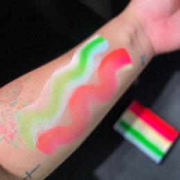 สีเพ้นท์เรืองแสง Fluorescent Paintเรืองแสงในไฟ blacklight 