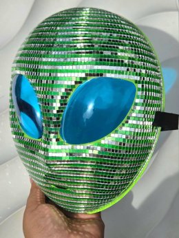 หน้ากากเอเลี่ยนเขียวบุกโลก Green Alien Mask (FANCY589)