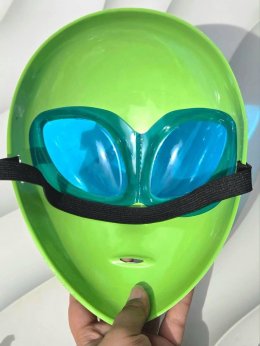 หน้ากากเอเลี่ยนเขียวบุกโลก Green Alien Mask (FANCY589)