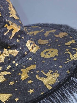 Witch hat หมวกแม่มด Freesize สำหรับเด็ก6 ขวบขึ้นไปและผู้ใหญ่