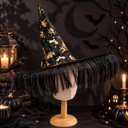 Witch hat หมวกแม่มด Freesize สำหรับเด็ก6 ขวบขึ้นไปและผู้ใหญ่