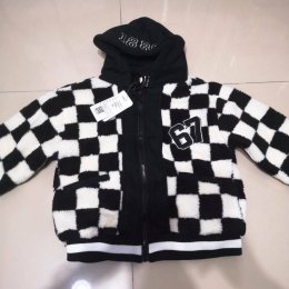 Checker lamp jacket hoodie เสื้อกันหนาวผ้านุ่มๆ