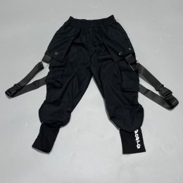 กางเกงฮิปฮอปเด็ก ทรงเท่ใส่สบาย แต่งสายเข็มขัดสุดเท่