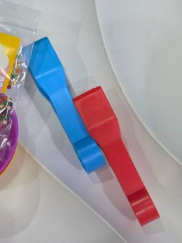 Rainbow cup 6 สีพร้อมที่คีบ 2 ชิ้น(TOY529)