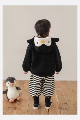 เสื้อหนาวเด็ก เสื้อกันหนาวเพนกวิน penquin kid ขนปุยน่ารักมาก