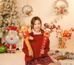 Xmas ballooon set บอลลูนตกแต่ง 4 ชิ้น สุดน่ารัก