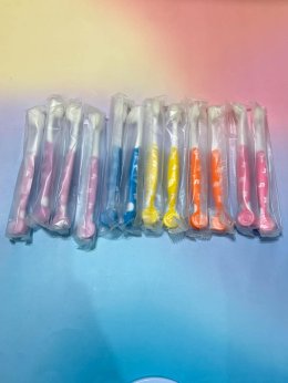 แปรงสีฟันเด็ก Rainbow 12 สี Supersave pack(TEET24)