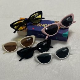 แว่นกันแดดเด็ก Retro triangular cat-eye เรโทรแคทอาย 