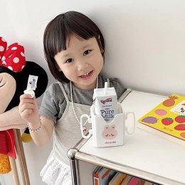 Milk pack holder ที่ใส่กล่องนมกันบีบกล่อง