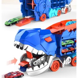 ไดโนเสาร์เขมือบรถ! แถมรถ 10 คัน ของเล่นรถไดโนเสาร์ (TOY773)