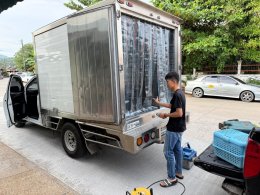 จำหน่าย และติดตั้งม่านกันแมลง ม่านทนเย็น ม่านอากาศ