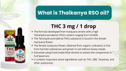 What is Thaikanya RSO oil ?