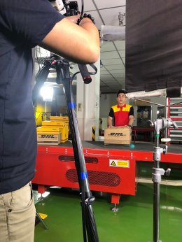 Behind DHL Packing 