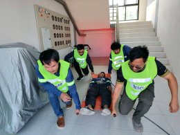 อบรมดับเพลิงขั้นต้น และซ้อมอพยพหนีไฟ ประจำปี 2568