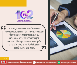 ส่อง 3 กลุ่มธุรกิจมาแรง ประจำปี 2568