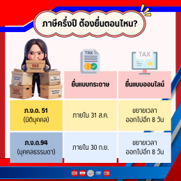 ภาษีครึ่งปี ระหว่างบุคคลธรรมดาและนิติบุคคล ต่างกันอย่างไร?
