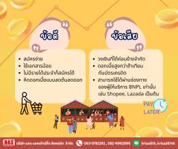 Buy Now Pay Later (BNPL) "ซื้อก่อน จ่ายทีหลัง" คืออะไร?