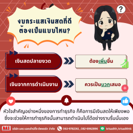 งบกระแสเงินสดสำคัญยังไงกับการทำธุรกิจ