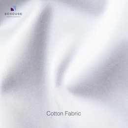 Why is cotton fabric the most popular among hotel bedding?