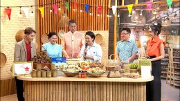 "A Chaiya" and daughter "Pang Sarunchat" meet with the governor of Chonburi Full of provincial good stuff in the program "Pak Tong must know. Look rich and rich"