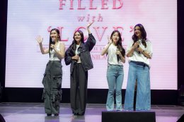 Fai - Yoko - Ice - Marisa fly across the sky to take fans to send the characters back to the novel at the Filled with Love Blank The Series II Last Episode Watch Party in Manila.