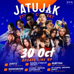 Lock the calendar on October 30!! “JATUJAK STREET CONCERT” Week 3 with more fun!!