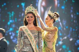 "Isabella" slashed "Ingfah" to win the gold crown "Miss Grand International 2022"