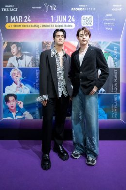“Y.I.Z. together with Sugar Hi” launch the spectacular “BTS EXHIBITION : B★VERSE,” a world-class Talk of the Town exhibition, bringing together “Mike-Ally-Luke” to lead the team to open the purple carpet event. With all the celebrities attending the livel
