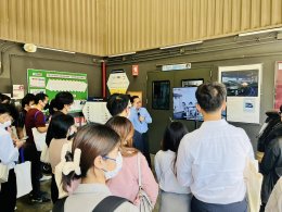 บรรยากาศงาน open house พี่ๆ นิสิตปริญญาเอก นักวิจัย และนักปฏิบัติการในปัจจุบัน ให้การต้อนรับ น้องๆ นิสิต นักศึกษา พร้อมท่านผู้ปกครองที่ให้เกียรติมาเยี่ยมชม Vistec และ CEST