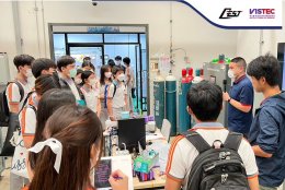 ศูนย์ความเป็นเลิศด้านเทคโนโลยีกักเก็บพลังงาน (CEST) ให้การต้อนรับคณะ คณะ โรงเรียนดรุณสิกขาลัย(ร.ร.นวัตกรรมแห่งการเรียนรู้) มจธ. เนื่องในโอกาสการเยี่ยมชม สถาบันวิทยสิริเมธี (VISTEC) และ CEST