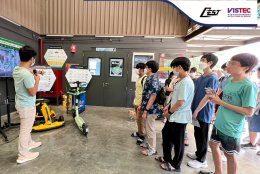ในวันพุธที่ 03 พฤษภาคม 2566 ศูนย์ความเป็นเลิศด้านเทคโนโลยีกักเก็บพลังงาน (CEST) ให้การต้อนรับคณะ สถาบันเทคโนโลยีการบินและอวกาศ โรงเรียนอัสสัมชัน เนื่องในโอกาสเยี่ยมชม สถาบันวิทยสิริเมธี (VISTEC) และ CEST สำหรับเยี่ยมชมกระบวนการผลิต