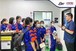 ในวันพุธที่ 10 พฤษภาคม 2566 ศูนย์ความเป็นเลิศด้านเทคโนโลยีกักเก็บพลังงาน (CEST) ให้การต้อนรับคณะ โรงเรียนวิทยาศาสตร์จุฬาภรณราชวิทยาลัย ตรัง เนื่องในโอกาสเยี่ยมชม สถาบันวิทยสิริเมธี (VISTEC) และ CEST