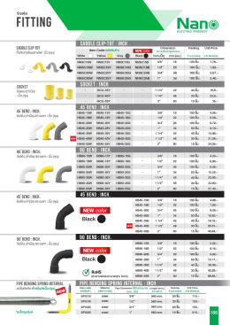 แคตตาล็อก ท่อร้อยสายไฟuPVC ท่ออ่อนลายลูกฟูกPVC และข้อต่อ ยี่ห้อ NANO นาโน 2025