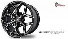 V-RACING VZ01 Gloss Black Machine Face