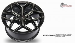 V-RACING VZ01 Gloss Black Machine Face