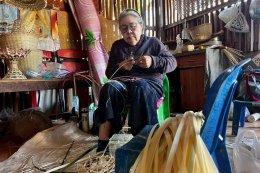 Bamboo Breath in Ban Tam Village At Bo Suak, Nan