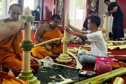 ประกวด ต้นกุ่ม ศรัทธาจากหยวกกล้วยสู่เครื่องสักการะล้ำค่า