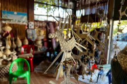 Bamboo Breath in Ban Tam Village At Bo Suak, Nan