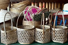 Bamboo Breath in Ban Tam Village At Bo Suak, Nan